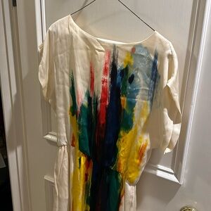 Cocktail dress size 2. Super fun- cinched waist - lined w/ pockets.